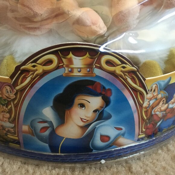 Disney Seven Dwarfs 7" Plush + 10" Dopey Plush in O Plastic Case Ltd Diamond Ed. - Picture 15 of 16